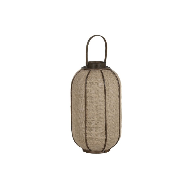 Bougeoir Home ESPRIT Naturel Jute Bambou 31