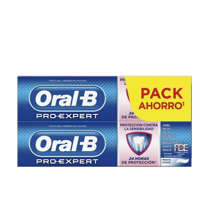 Dentifrice Sensibilité et Blanchissant Oral-B Expert Blanqueante Dentifrico Lote 75 ml (2 x 75 ml)