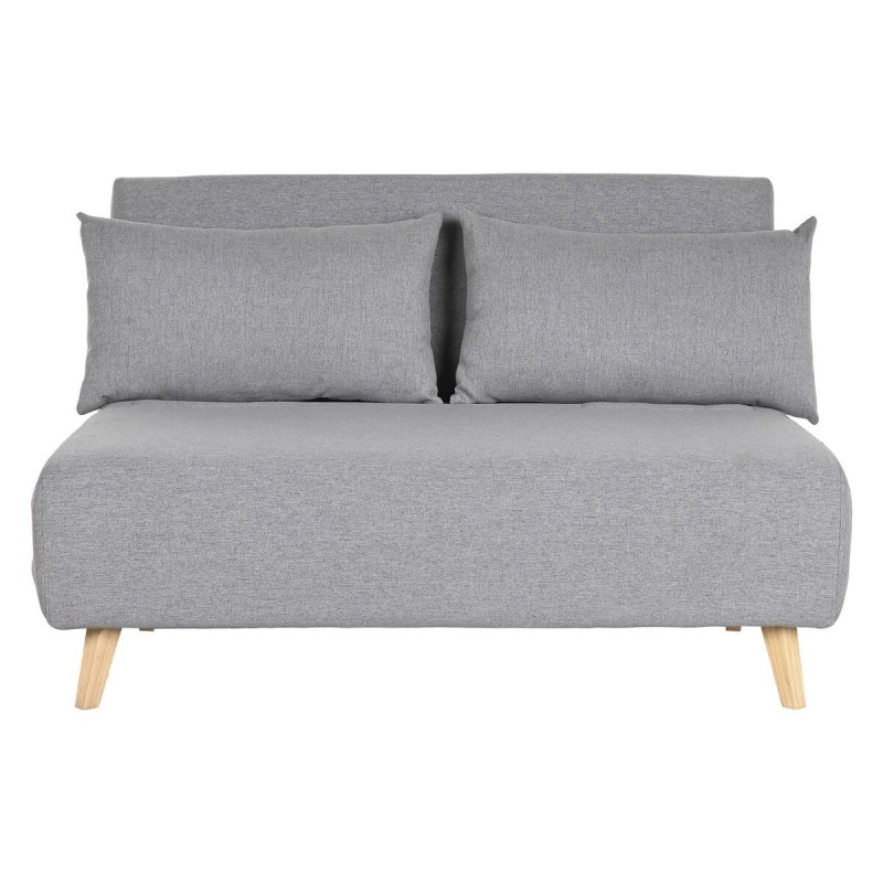 Canapé Convertible Home ESPRIT Naturel Gris clair 120 x 91 x 78 cm