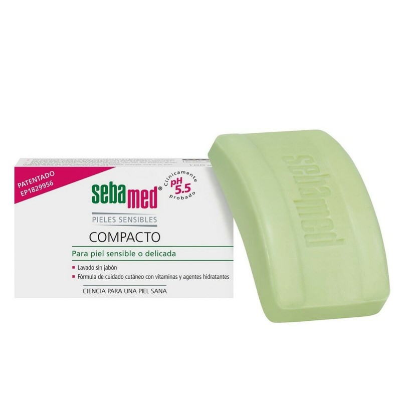 Gel solide Sebamed Compacto Sans Savon Peau sensible 150 g