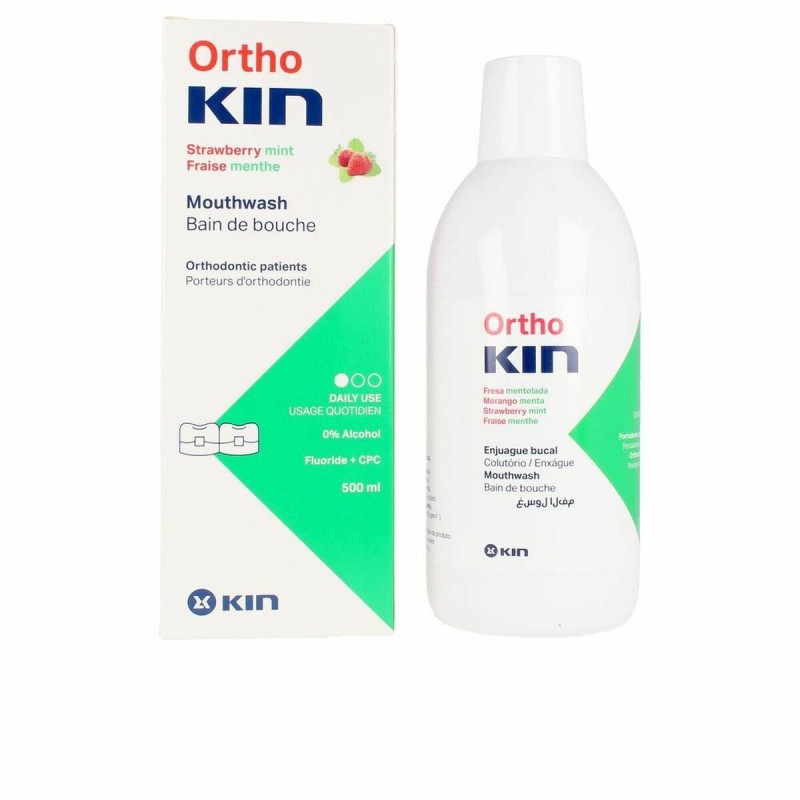 Bain de Bouche Kin Orthokin 500 ml Fraise Menthe