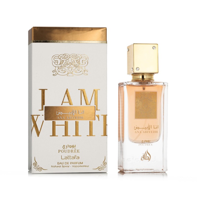 Parfum Unisexe Lattafa EDP Ana Abiyedh Poudrée 60 ml