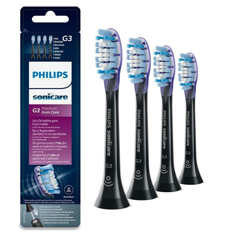 Rechange brosse à dents électrique Philips HX9054/33 Noir 4 Unités