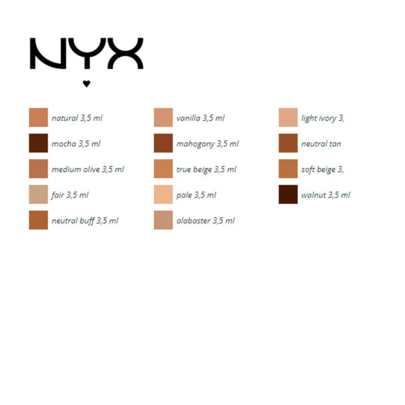 Correcteur facial Can't Stop Won't Stop NYX (3,5 ml)