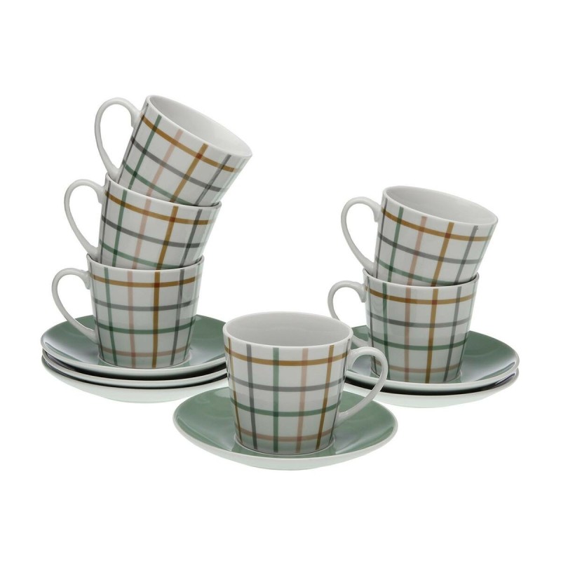 Jeu de 6 tasses avec plat Versa Peter Porcelaine