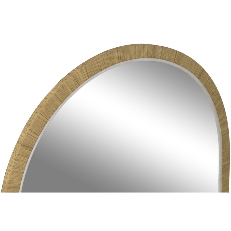 Miroir mural Home ESPRIT Marron Beige Naturel Ivoire Scandi 55 X 2 X 75 cm (4 Unités)