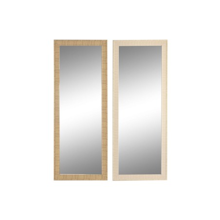 Miroir mural Home ESPRIT Marron Naturel Scandi 74 X 2 X 194 cm (2 Unités)