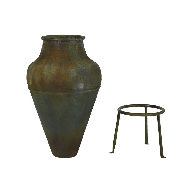 Vase Home ESPRIT Vert Métal 49 X 49 X 91 cm