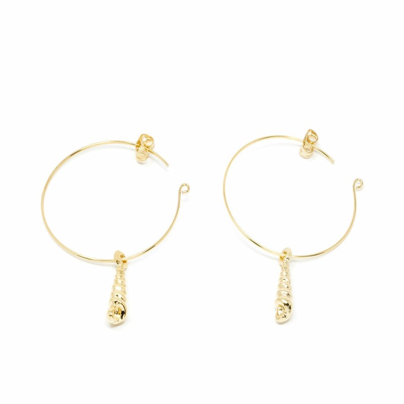 Boucles d´oreilles Femme Shabama Agulla Laiton En or 3