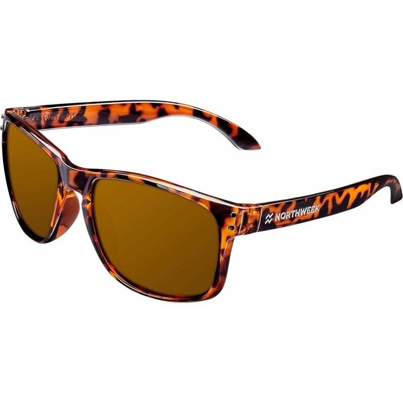 Lunettes de soleil Unisexe Northweek Bold Tortoise Ø 48 mm Marron Noir