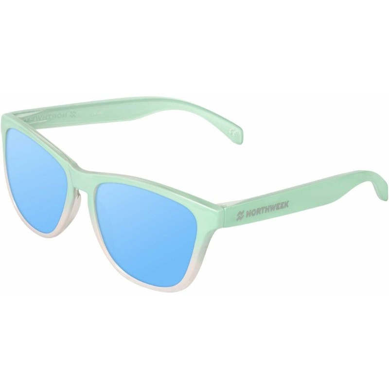 Lunettes de soleil Unisexe Northweek Gradiant Ø 47 mm Blanc Vert