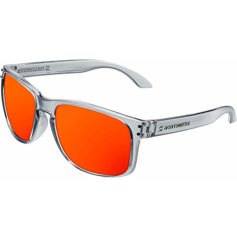 Lunettes de soleil Unisexe Northweek Bold Bright Ø 45 mm Rouge Gris