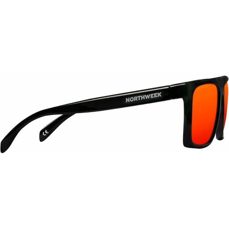 Lunettes de soleil Unisexe Northweek Hale Ø 50 mm Rouge Noir