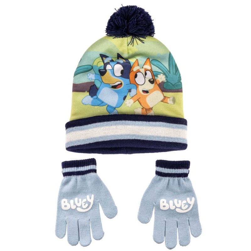 Bonnet et gants Bluey