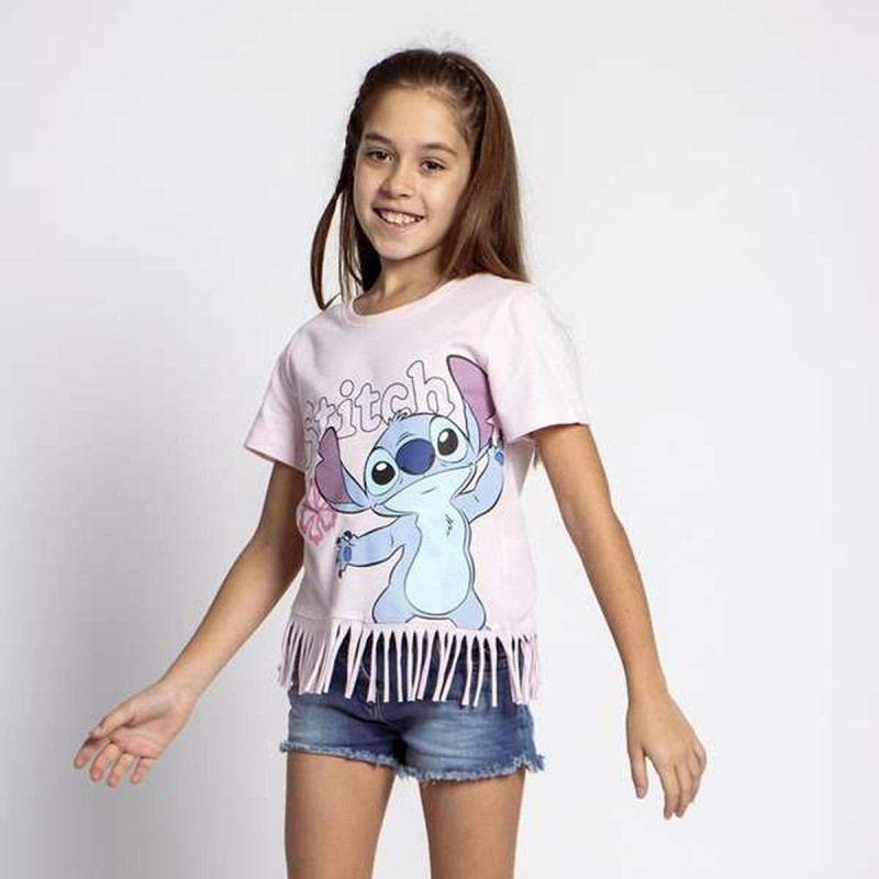 T shirt à manches courtes Enfant Stitch 14 Ans