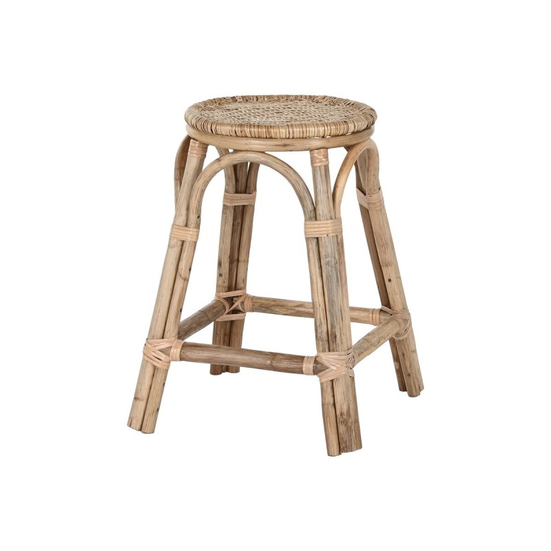 Tabouret Home ESPRIT Naturel osier Rotin 37 X 37 X 49