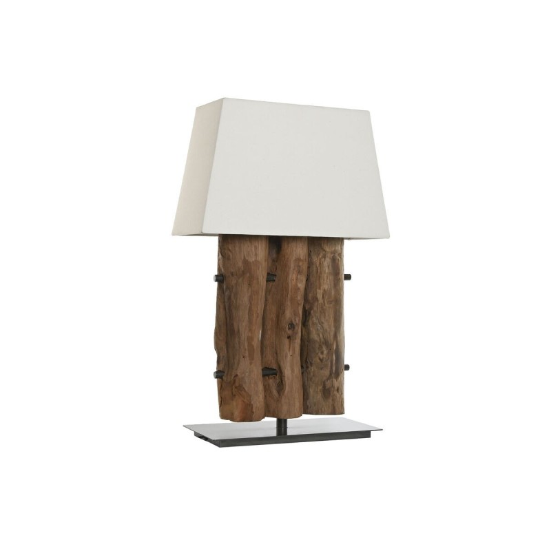 Lampe de bureau Home ESPRIT Fer bois de teck 40 X 20 X 80 cm