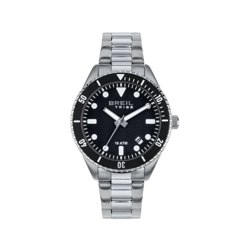 Montre Homme Breil EW0716 Noir Argenté (Ø 39 mm)