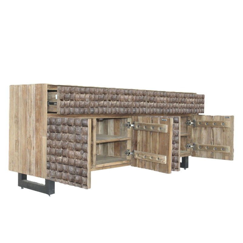 Buffet Home ESPRIT bois de teck Fibres de coco 200 X 45 X 80 cm