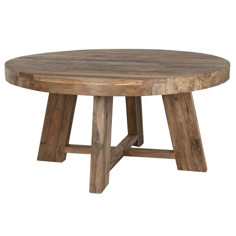 Table de Salle à Manger Home ESPRIT bois de teck 160 X 160 X 78 cm