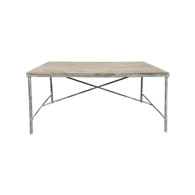 Table de Salle à Manger Home ESPRIT Blanc Fer Bois de manguier 160 X 90 X 80 cm