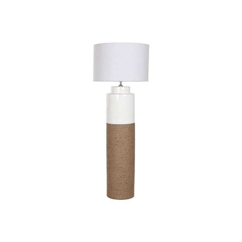 Lampadaire Home ESPRIT Blanc Marron 220 V 50 X 50 X 139