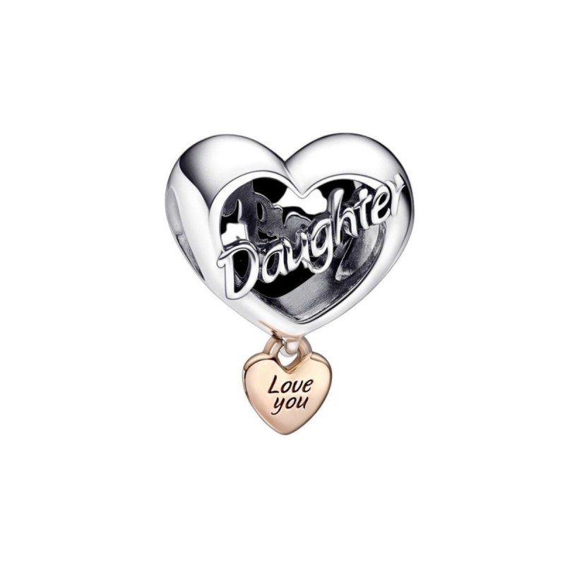 Pendentif Femme Pandora LOVE YOUR DAUGHTER HEART