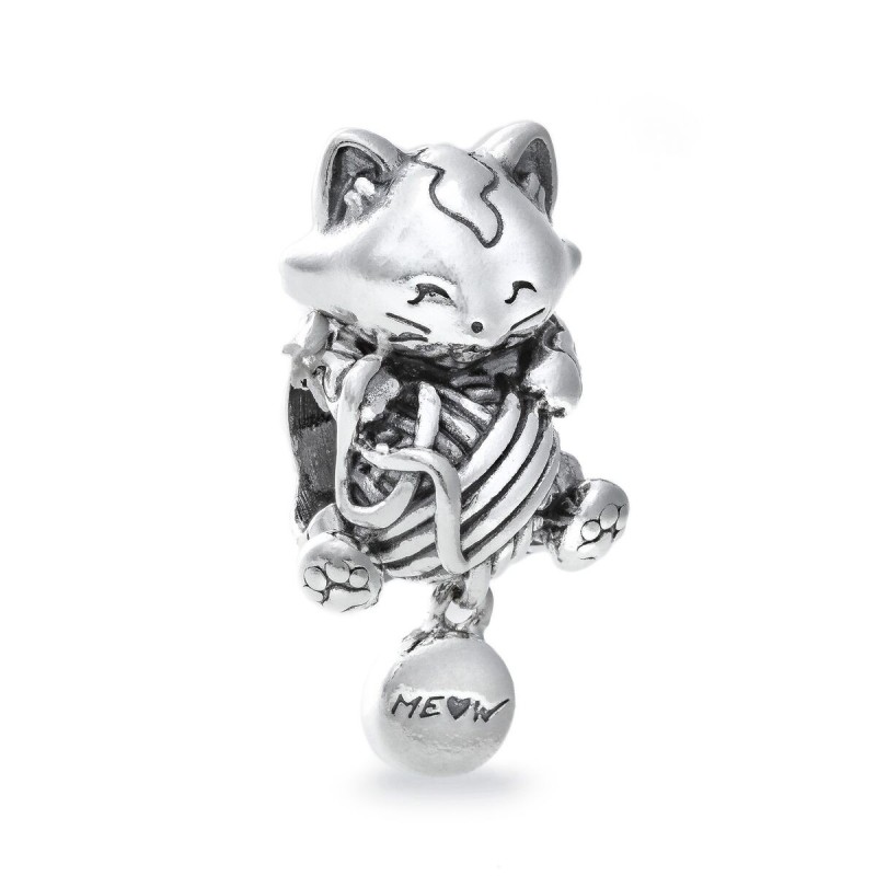 Perle de verre Femme Pandora KITTEN & YARN BALL