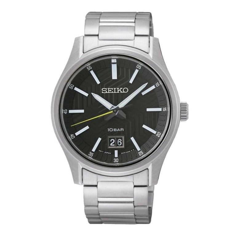 Montre Homme Seiko SUR535P1 Noir Argenté