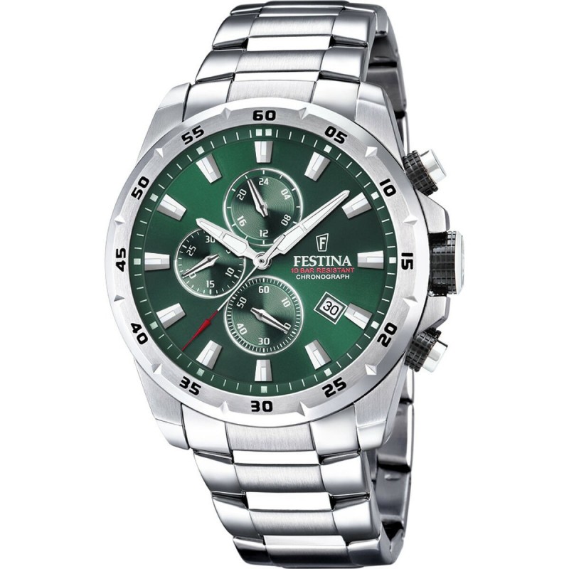 Montre Homme Festina F20463/3 Vert Argenté