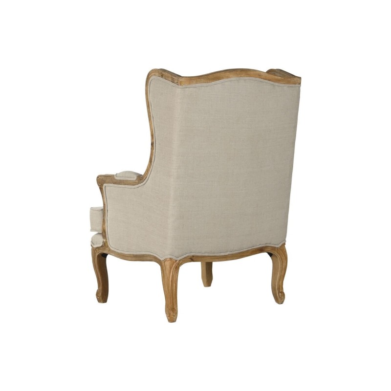 Siège Home ESPRIT Blanc Naturel Bois de manguier 72 x 75 x 110 cm