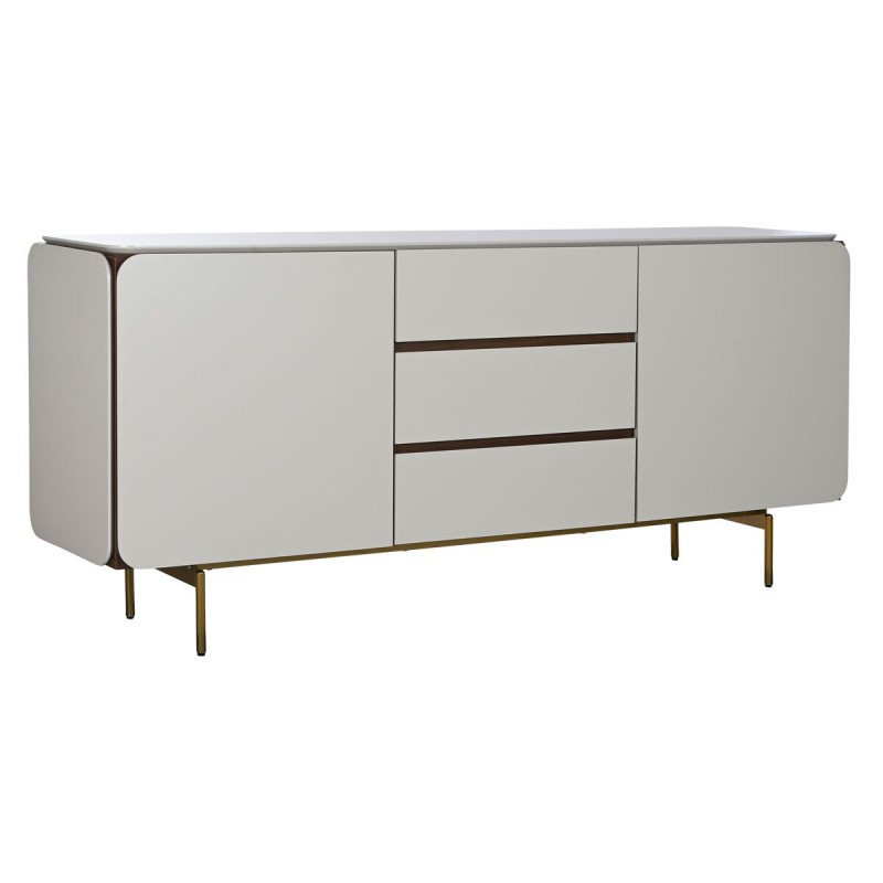 Buffet Home ESPRIT Blanc Marron Doré Bois Bois MDF 183 X 41