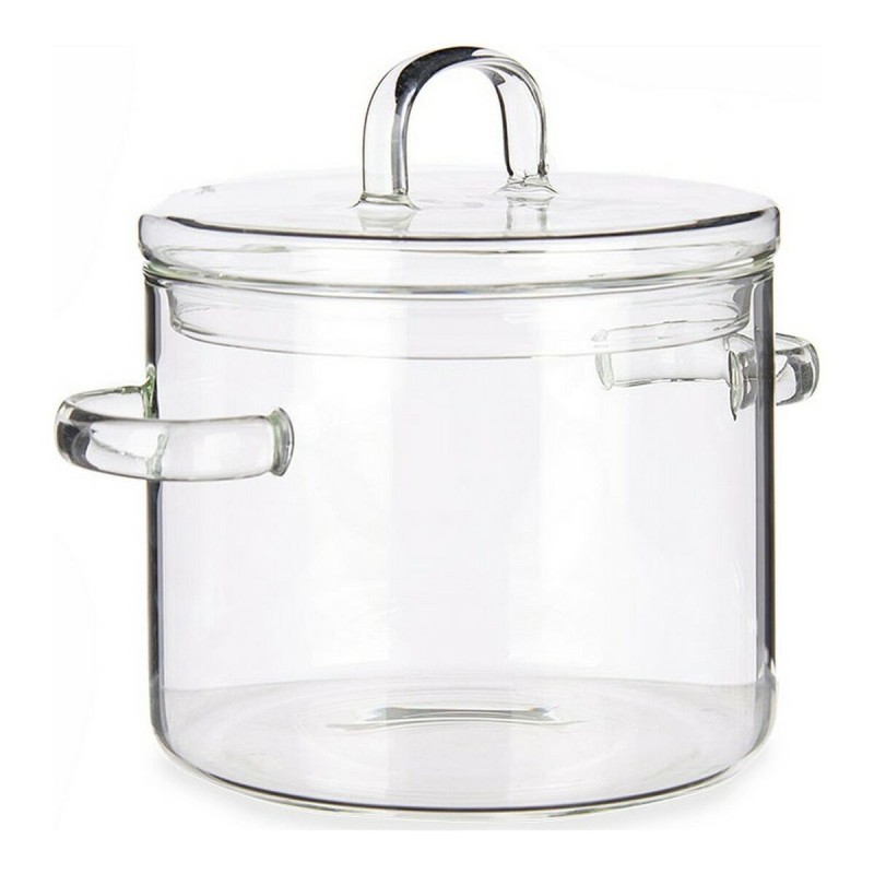 Marmite avec couvercle Vivalto TP-HM05-1400/BHA1 Transparent Verre Borosilicaté 14