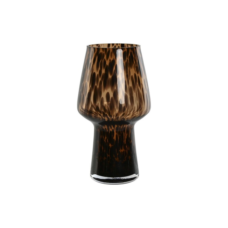 Vase Home ESPRIT Marron Noir Verre Moderne 16