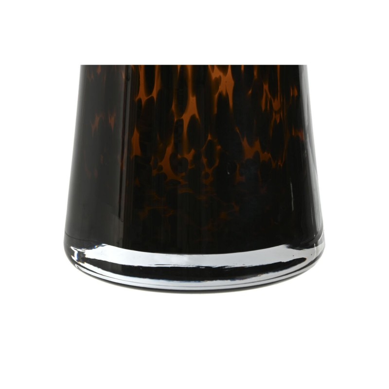 Vase Home ESPRIT Marron Noir Verre Moderne 16,5 x 16,5 x 29 cm