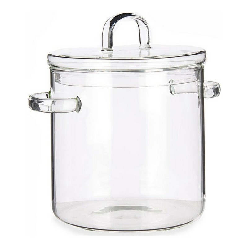 Marmite avec couvercle Vivalto TP-HM05-2200/BHA1 Transparent Verre Borosilicaté 15