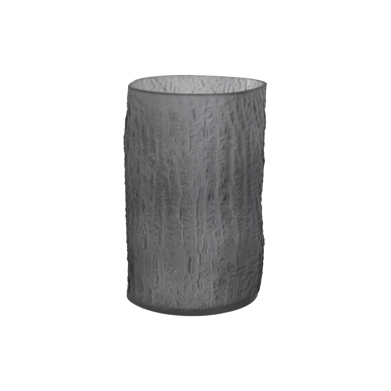 Vase Home ESPRIT Gris Verre Moderne 13 x 13 x 21 cm