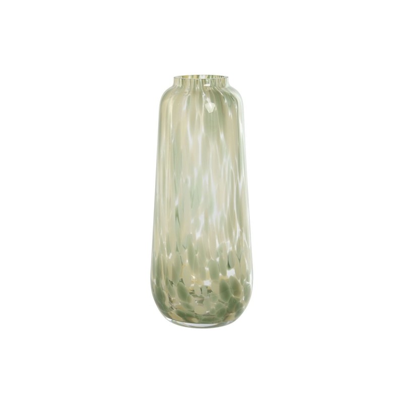 Vase Home ESPRIT Vert Crème Verre Moderne 12