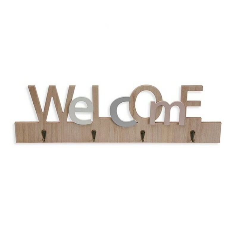 Affichette de poignée de porte Welcome (4 x 18 x 59 cm)