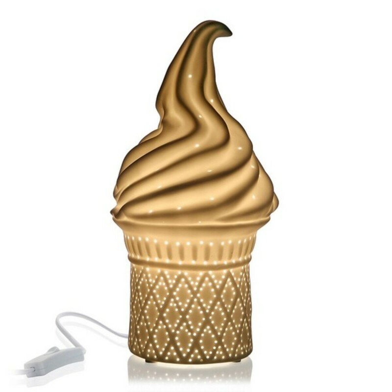 Lampe de bureau Versa Ice Cream 25W Porcelaine (13