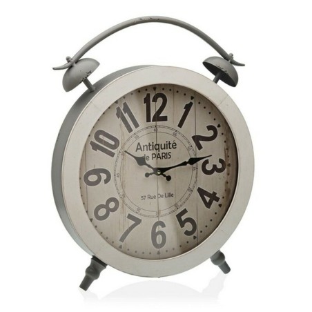 Horloge de table Versa Blanc Métal (6