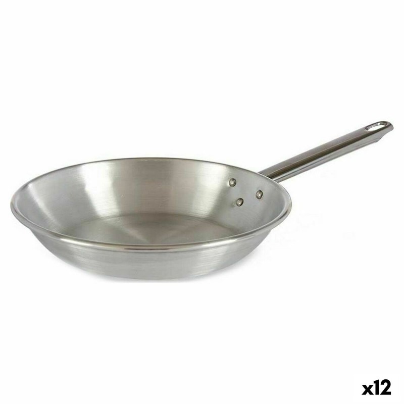 Poêle Kinvara 100123 Argenté Aluminium Ø 24 cm (12 Unités)