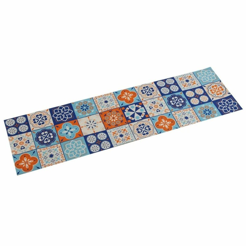 Chemin de Table Versa Mosaïque Orange Polyester (44