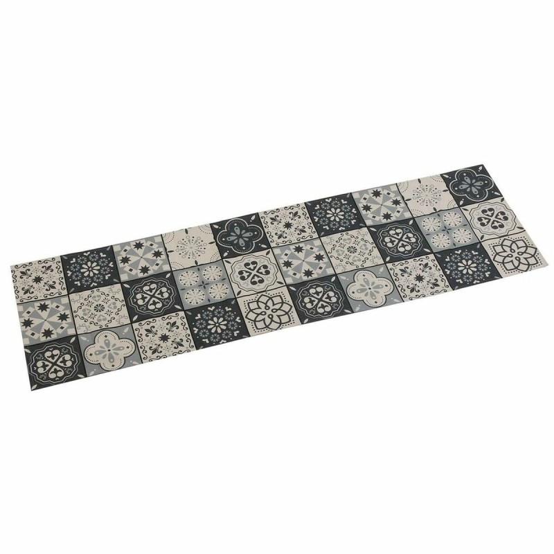 Chemin de Table Versa Mosaïque Gris Polyester (44