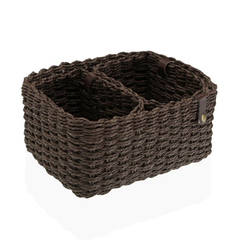 Set de basket Versa Marron Papier 19 x 12 x 26 cm