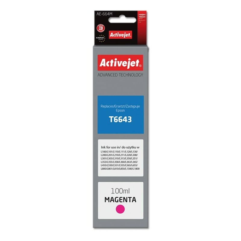 Cartouche d'encre originale Activejet AE-664M Magenta