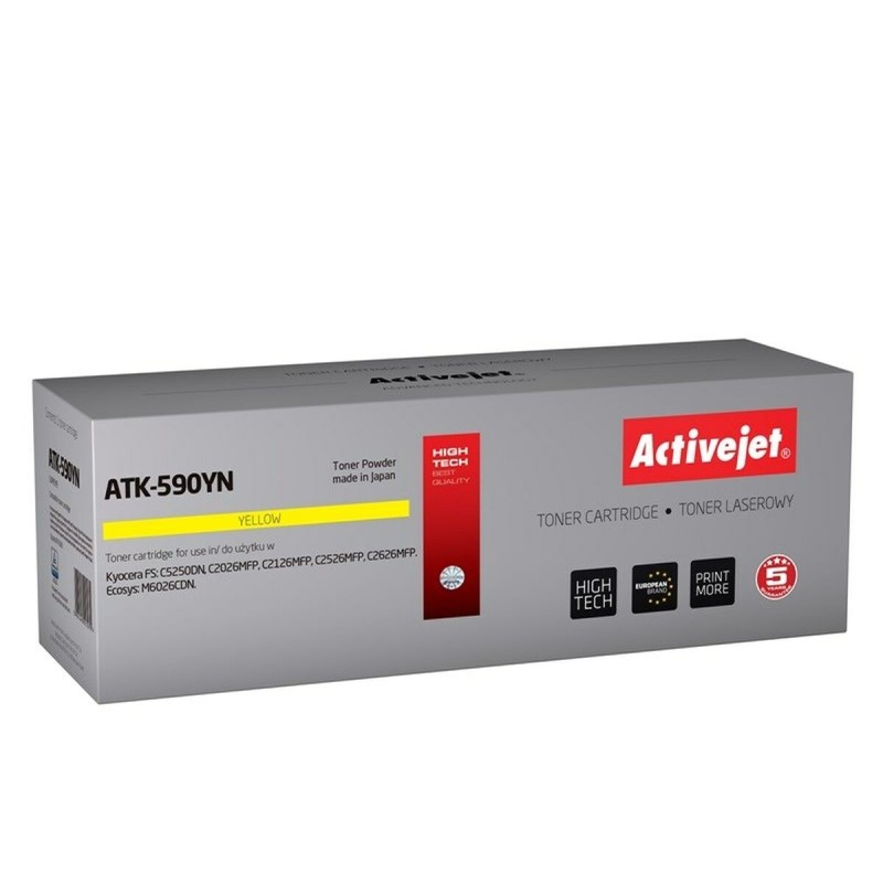 Toner Compatible Activejet ATK-590YN Jaune