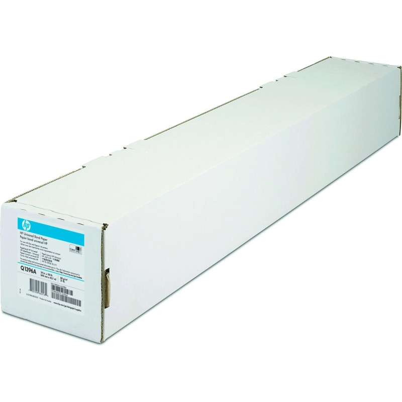 Rouleau de papier pour traceur HP Q1396A Blanc 610 mm x 45