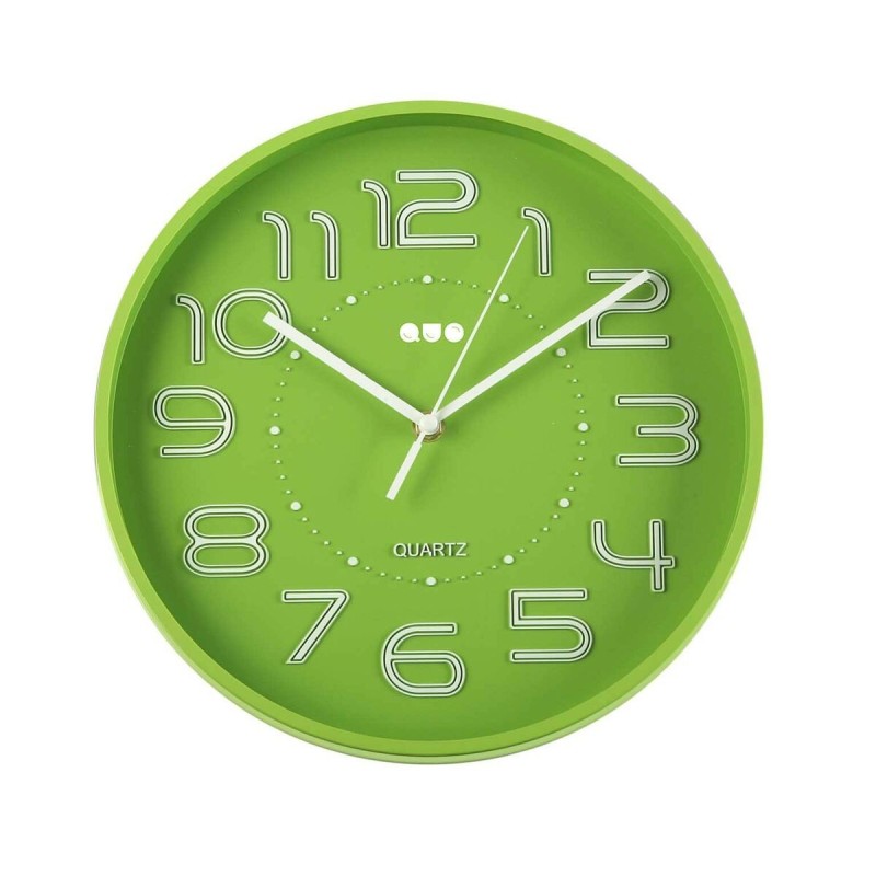 Horloge Murale Versa Vert Plastique 3