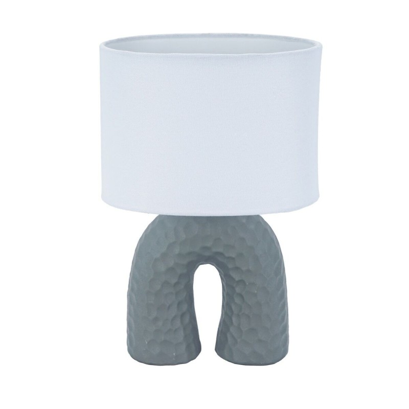 Lampe de bureau Versa Gris Céramique 18 x 28 cm